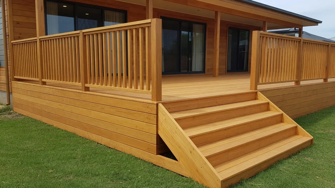 Example timber deck-low